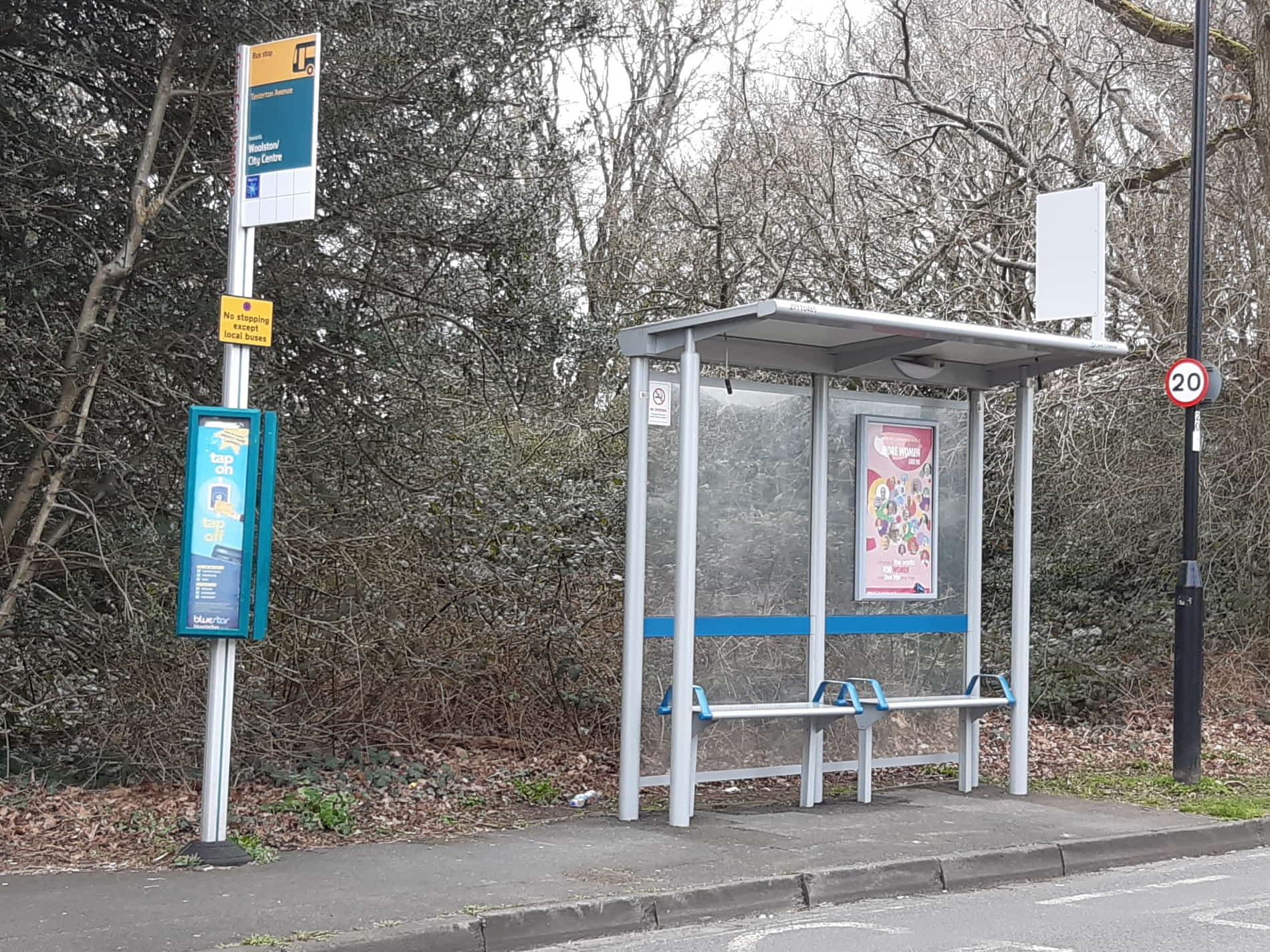 Street scene bus stop (2)